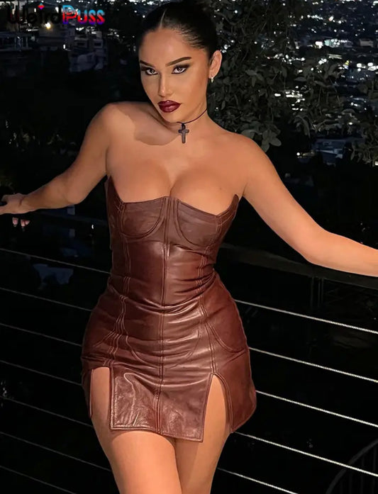 Luxy ( leather dress)