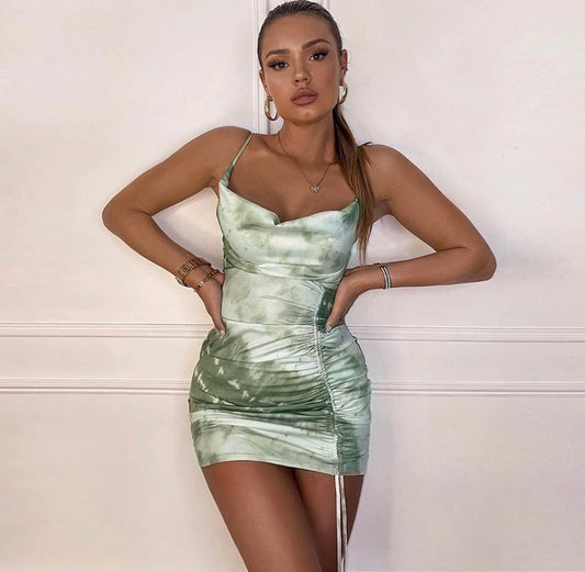 Green garden ( mini dress )